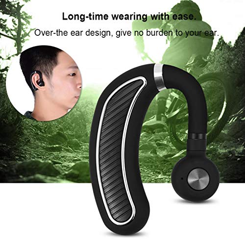 Shanrya Auricular Bluetooth, Auricular, Viaje Ligero de Bluetooth 4.1 para el Negocio del Gimnasio del Entrenamiento