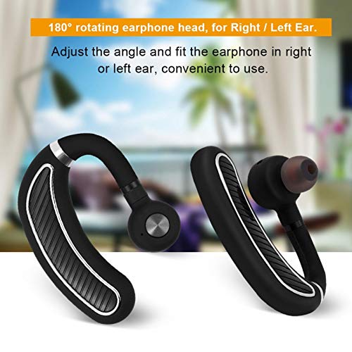 Shanrya Auricular Bluetooth, Auricular, Viaje Ligero de Bluetooth 4.1 para el Negocio del Gimnasio del Entrenamiento