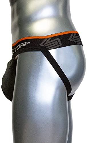 Shock Doctor Ultra Pro Coquilla Protectora con Suspensorio con Taza Carbón Flex, Hombre, Gris, S