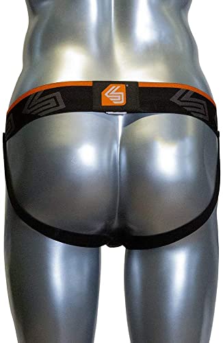 Shock Doctor Ultra Pro Coquilla Protectora con Suspensorio con Taza Carbón Flex, Hombre, Gris, S