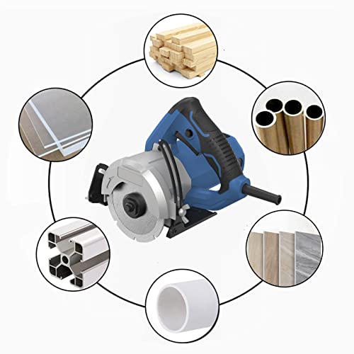 Sierra circular, máquina de corte eléctrica de 1500W Sierra circular Sierra de hormigón Sierra de azulejos de mano Cortador de disco Ladrillo Muro de hormigón Granito Mármol Máquina de corte eléctrica