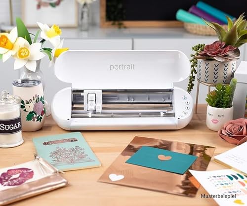 Silhouette America Plotter para aficionados SILH-PORTRAIT-3-5T-B, plástico, blanco, 20,3 cm