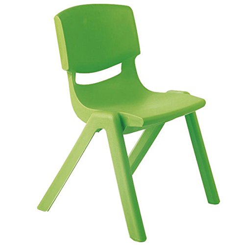 Silla infantil mariposa, apilable, multicolor verde Talla:H 30 cm