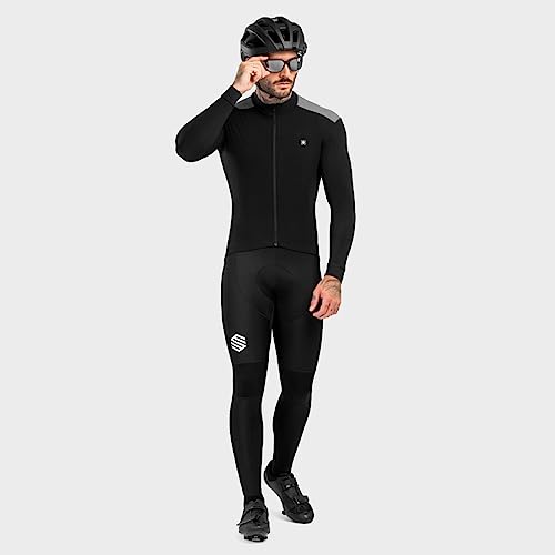 SIROKO Maillot térmico ciclismo M4 Fleet Moss Negro Hombre