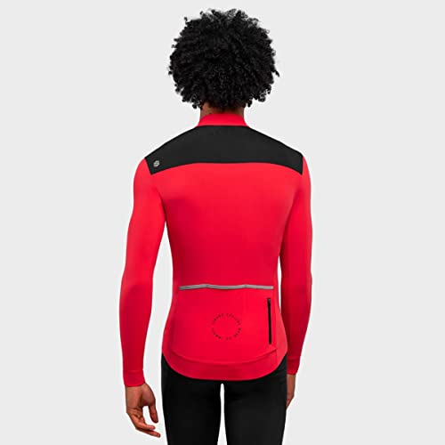 SIROKO Maillot térmico ciclismo M4 Passion Rojo Intenso Hombre