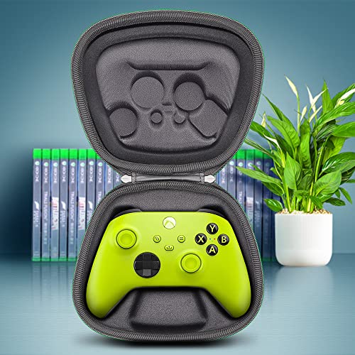 sisma Funda rigida Compatible con Mando Wireless de Xbox Series X S o Core - Estuche de Viaje para Guardar y Proteger Control Original de Xbox - Negro