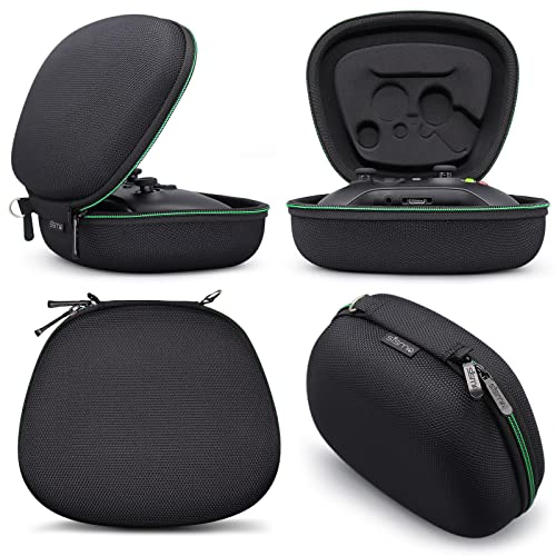 sisma Funda rigida Compatible con Mando Wireless de Xbox Series X S o Core - Estuche de Viaje para Guardar y Proteger Control Original de Xbox - Negro