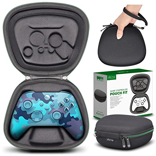 sisma Funda rigida Compatible con Mando Wireless de Xbox Series X S o Core - Estuche de Viaje para Guardar y Proteger Control Original de Xbox - Negro