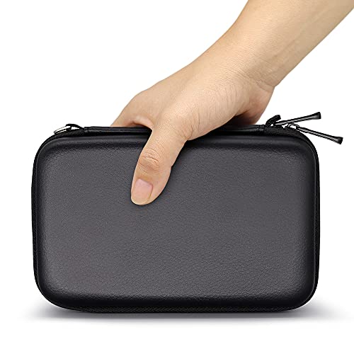 sisma Funda rígida para 64 Cartuchos de Juego 3DS DS 2DS, Estuche de Juegos, Compatible con Cartuchos Switch o Tarjetas SD, Negro