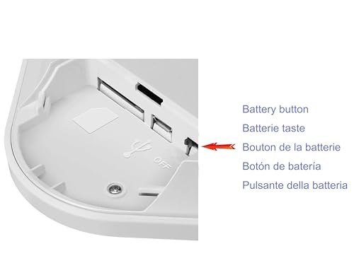 Sistema de Alarma doméstica inalámbrica, TecPeak Kit de Alarma WiFi/gsm con Seguridad Sirena Proporciona un Modo Altamente eficaz para Proteger tu hogar y Oficina