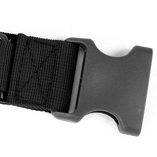 SIVENKE Cinturón táctico Ajustable de Seguridad, cinturón de Combate para Airsoft al Aire Libre, cinturón de Seguridad Molle con Cierre de Clic