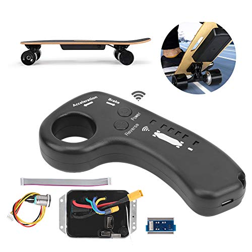 Skateboard Remote 36V Monopatín Eléctrico ESC Kit Controlador de Monopatín Eléctrico Longboard Y Control Remoto Motores Duales ESC Kit Sustituto