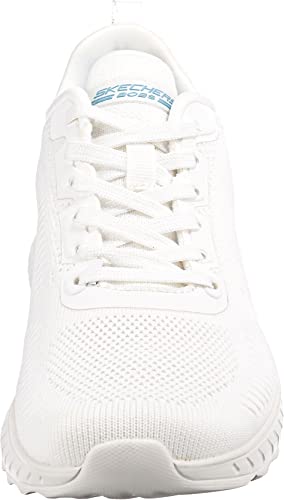 Skechers Bobs Squad Chaos Face Off, Zapatillas de Deporte Mujer, Blanco, 38 EU