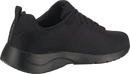 Skechers DYNAMIGHT 2.0 RAYHILL, Zapatillas para Hombre, Black Mesh/Pu/Trim, 43 EU