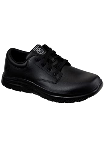 Skechers Flex Advantage Sr Fourche, Zapatos Hombre, Black Leather, 42 EU