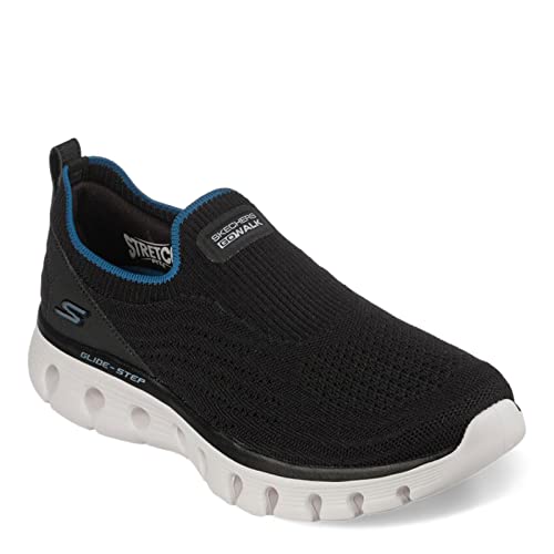 Skechers Go Walk Glide-Step Flex, Zapatillas Mujer, Black, 40.5 EU