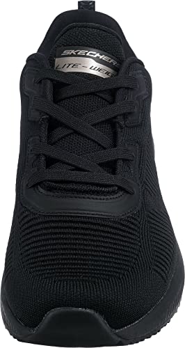 Skechers SKECHERS SQUAD, Sneaker para Hombre, Black Mesh/Trim, 44 EU