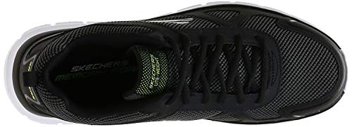 Skechers Track Bucolo, Zapatillas de Running Hombre, Black White, 41 EU