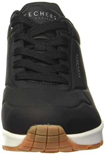 Skechers Uno - Stand On Air, Zapatillas Mujer, Black Durabuck, 39 EU