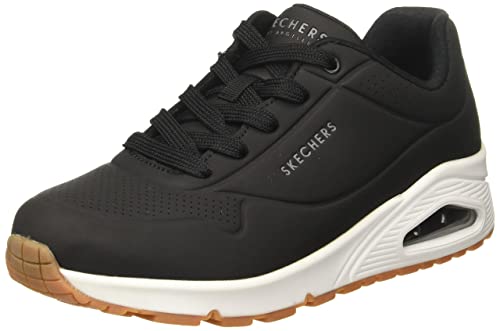 Skechers Uno - Stand On Air, Zapatillas Mujer, Black Durabuck, 39 EU