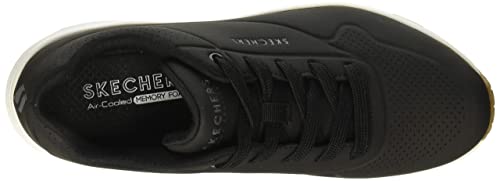 Skechers Uno - Stand On Air, Zapatillas Mujer, Black Durabuck, 39 EU