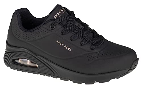 Skechers Uno - Stand On Air, Zapatillas Mujer, Negro, 39 EU