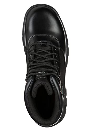 Skechers Wascana Benen, Zapatos de Trabajo Hombre, Black, 42 EU