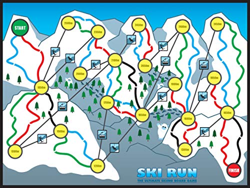 SKI RUN - The Ultimate Skiing Family Board Game by Wild Card Games by Wildcard Games