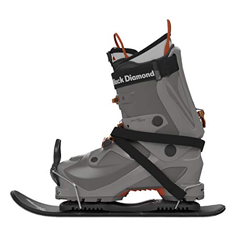 Skiskates - Mini Patines Cortos para Nieve I Esquís Patinaje Snowblades Skiboards I Patines para la Nieve I El Esquí más Corto (SKI Boot / Black)