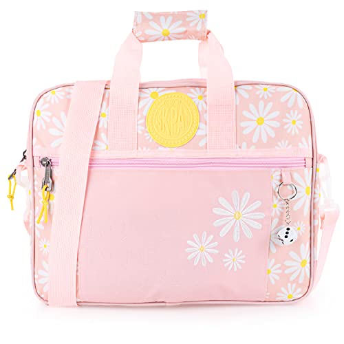 SKPAT - Cartera Extraescolares Niña - Maletin Escolar Infantil con Doble Asa, Ajustable - Mochila Bandolera Escolar Niña Ligera - Maletín Escolar Infantil para Colegio 133706, Rosa