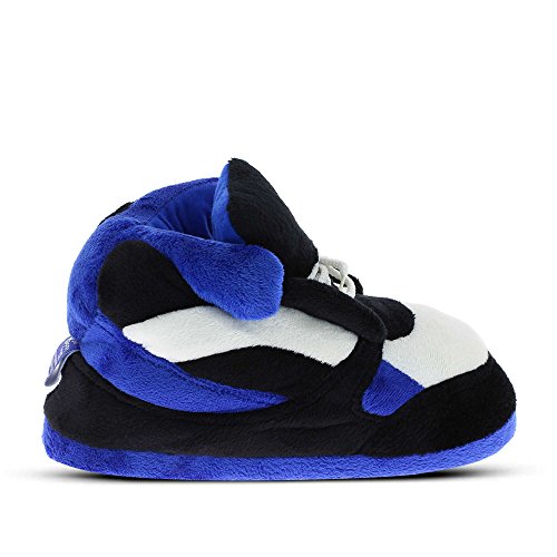 Sleeper'z - Zapatillas de casa originales y divertidas de hombre y mujer - Sneakers azul y negro - 42/44 (XL)