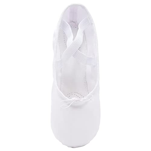 s.lemon Negras/Rosa Suela Partida Práctica Ballet Zapatos para Baile Danza Blanco 43