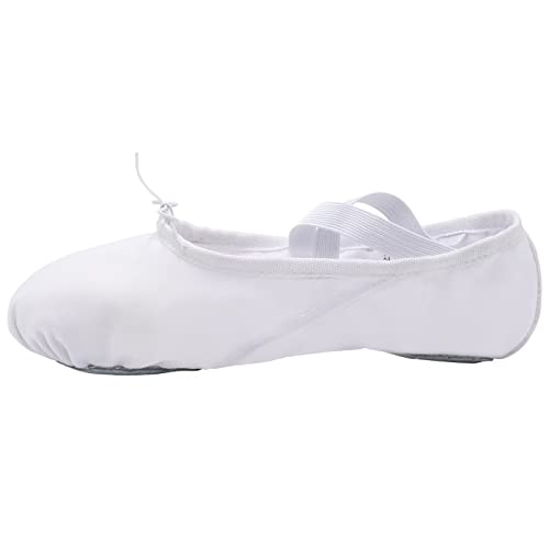 s.lemon Negras/Rosa Suela Partida Práctica Ballet Zapatos para Baile Danza Blanco 43