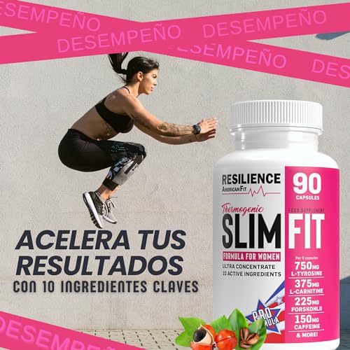 Slim Fit|Termogenico|90 Capsulas|Quemagrasas potente para adelgazar|L carnitina|Termogenicos Potentes|Cafeina|Garcinia cambogia|Quemagrasas Potente Para Adelgazar Hombre|Quemador de grasa