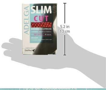 SLIMCUT DIETMED 84, Pastillas para quitar el hambre, Quemagrasas Potente Para Adelgazar, Control De Apetito, Sin Gluten, Apto para Diabéticos, Suplemento Alimenticio Para Pérdida de Peso.