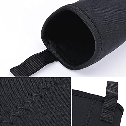 SM SunniMix Funda Térmica de Neopreno Aislante para Botella de Beber, Botella de Vidrio Deportiva, Botella de Agua - Negro