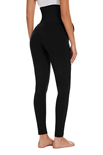 Smallshow Leggins Premama Embarazada Ropa Premama Mujer Black M