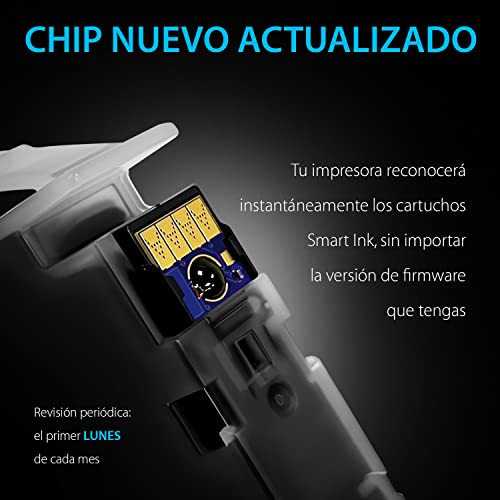 Smart Ink Reemplazo Compatible del Cartucho de Tinta para HP 903 XL 903XL High Yield 4 Pack (Black XL & C/M/Y) con tecnología de Chip avanzado Cartuchos para HP OfficeJet Pro 6950 6960 6970 Impresora