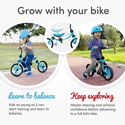 smarTrike Inteligente Trike Azul Impulsor 2-en-1 Blue Equilibrio Antes de Montar para los niños