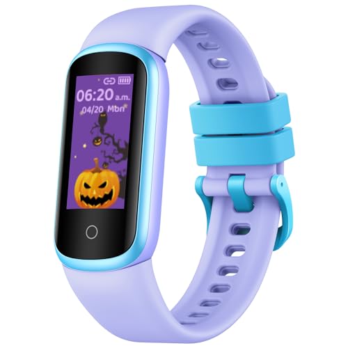 Smartwatch Niños Reloj Inteligente Niña: Pulsera Actividad Niño Niña con Pulsometro Podometro Presion Arterial Calorias Deportivo Smart Watch IP68 Impermeable Reloj Digital para Android iPhone