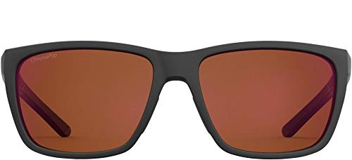 Smith Optics LONGFIN Gafas, Matte Charcoal/Chromapop Polarized Brown, 57 para Hombre