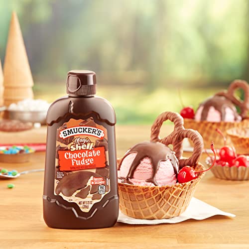 Smucker's - Magic Shell | Sirope de Chocolate - Cobertura de Chocolate - Botella de 205,5 g