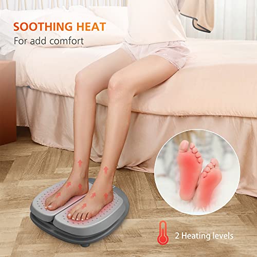 SNAILAX Masajeador eléctrico para pies con calor, masajeador de pies Shiatsu con vibración, masajeador con mando a distancia, regalo para mujeres y hombres