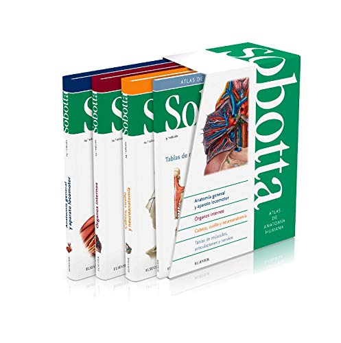 SOBOTTA.ATLAS DE ANATOMÍA HUMANA. 3 VOLS.24ª ED. ESTUCHE +TABLAS DE MÚSCULOS