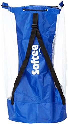 Softee Equipment 0004148 Saco Portabalones, Hombre, Blanco, S