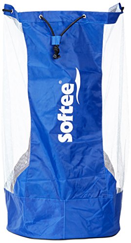 Softee Equipment 0004148 Saco Portabalones, Hombre, Blanco, S