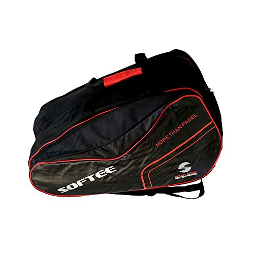 Softee PALETERO Padel Premium Negro Rojo