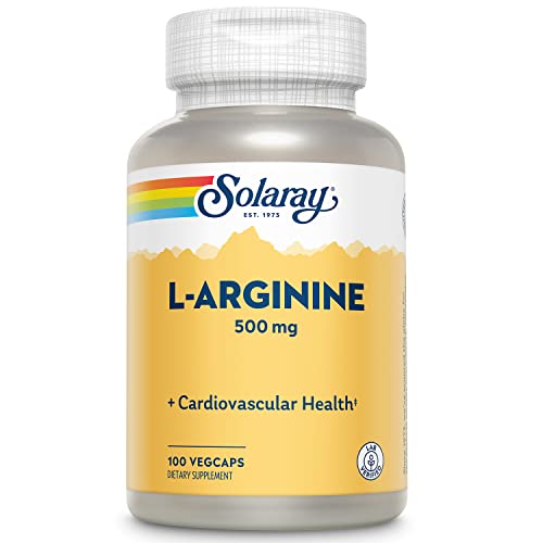 Solaray L-Arginine 500mg | L-Arginina | 100 VerCaps