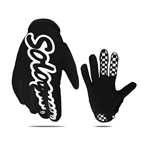 SOLO QUEEN Guantes de Sim Racing | Karting | Volante Games | ATV | Adulto Unisexo Coloreado Antideslizante