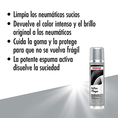 SONAX Producto para el cuidado de neumáticos (400 ml) limpia neumáticos | N.° 04353000-544